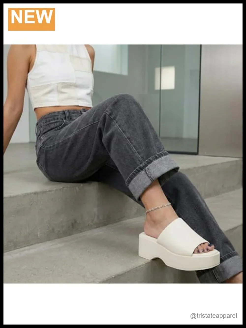 Wide Band Platform Wedge Sandals with Memory Foam Footbed